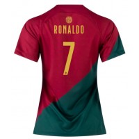 Portugalsko Cristiano Ronaldo #7 Domáci Ženy futbalový dres MS 2022 Krátky Rukáv